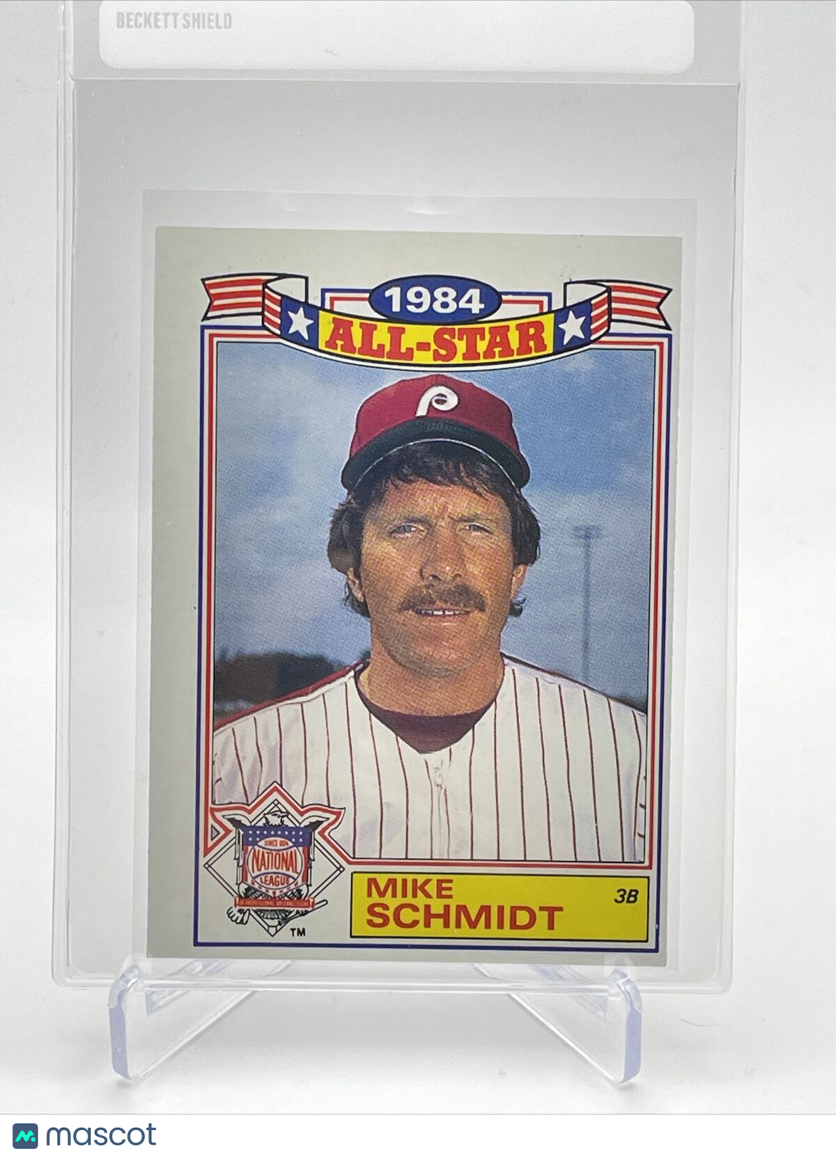 1985 Topps Glossy All-Stars Mike Schmidt Baseball Card #4 Mint FREE SHIPPING