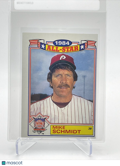 1985 Topps Glossy All-Stars Mike Schmidt Baseball Card #4 Mint FREE SHIPPING