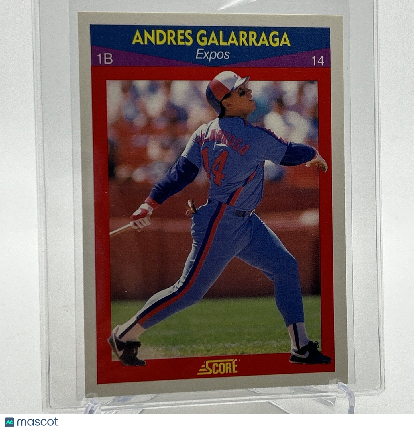 1990 Score 100 Superstars Andres Galarraga Baseball Card #14 Mint FREE SHIPPING