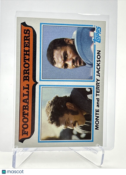 1982 Topps Monte Jackson/Terry Jackson Football Card #268 NM-MT FREE SHIPPING