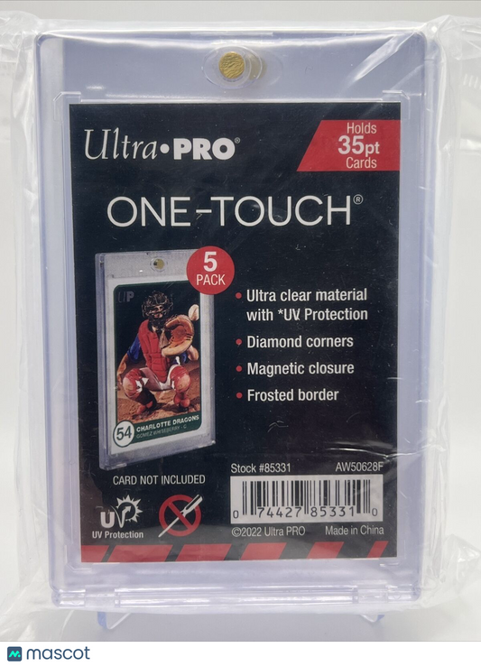 Ultra Pro One-Touch Magnetic Card Holder 35pt Point - 5 PACK