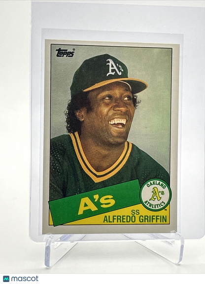 1985 Topps Traded Alfredo Griffin Baseball Card #42T NM-MT FREE SHIPPING