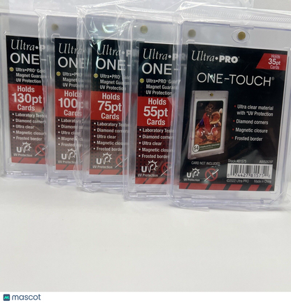 Ultra Pro One-Touch Magnetic Card Holder 35pt,55pt,75pt,100pt,130pt Total of 5