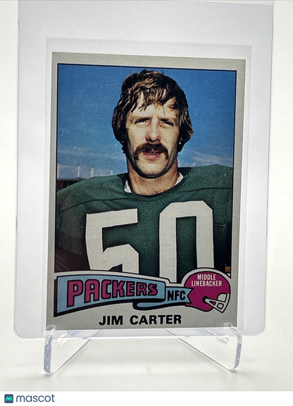 1975 Topps Jim Carter Football Card #19 NM Quality FREE SHIPPING