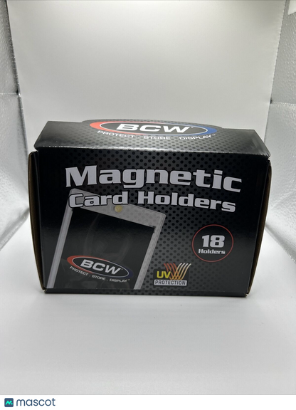 BCW Magnetic Card Holder 55pt Point with UV Protection, Box of 18 holders