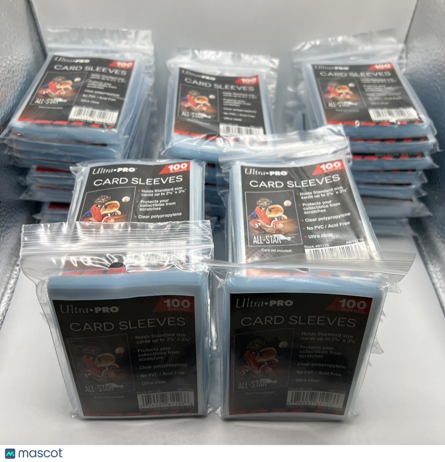 Ultra Pro Penny Card Soft Sleeves 50 Packs of 100 for Standard Cards, 5000 Total