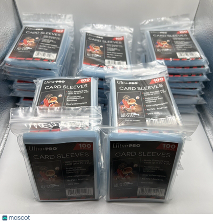 Ultra Pro Penny Card Soft Sleeves 50 Packs of 100 for Standard Cards, 5000 Total