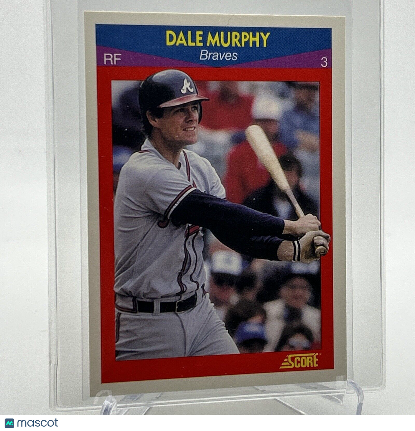 1990 Score 100 Superstars Dale Murphy Baseball Card #64 Mint FREE SHIPPING