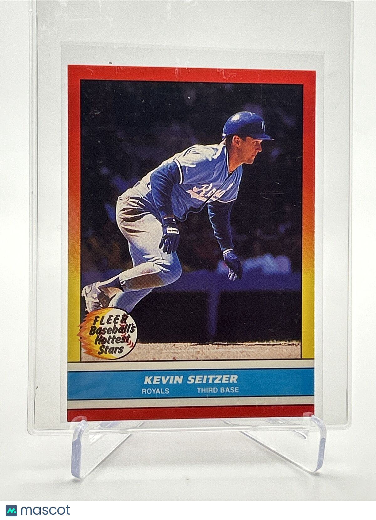 1988 Fleer Hottest Stars Kevin Seitzer Rookie Card #36 NM-MT FREE SHIPPING