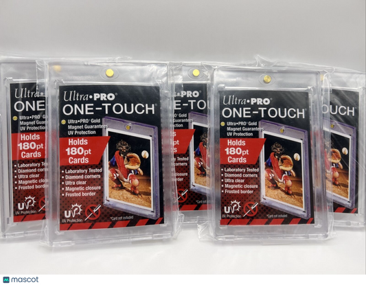 Ultra Pro One-Touch Thick Card 180pt Point Magnetic Card Holder, LOT of 5