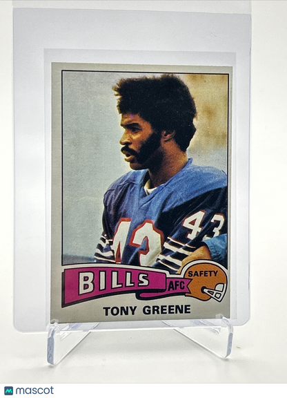 1975 Topps Tony Greene Rookie Football Card #54 NM Quality FREE SHIPPING