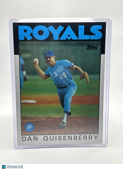 1986 Topps Super Dan Quisenberry Baseball Card #5 NM-Mint FREE SHIPPING