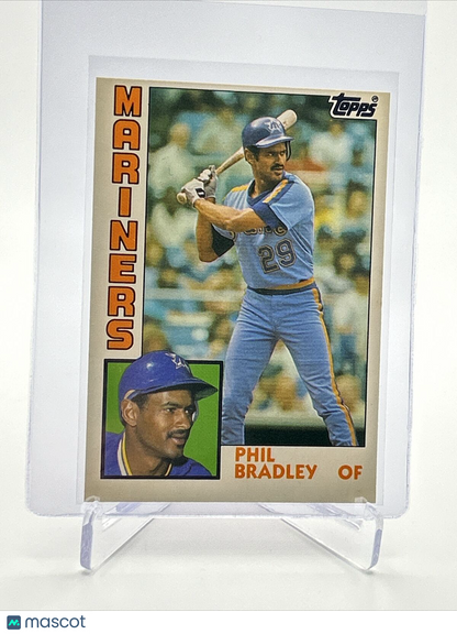 1984 Topps Traded TIFFANY Phil Bradley Rookie Card #15T NM-MT FREE SHIPPING