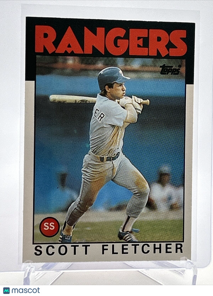 1986 Topps Traded Scott Fletcher Baseball Card #36T NM-MT FREE SHIPPING