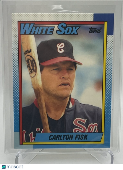 1990 Topps TIFFANY Carlton Fisk Baseball Card #420 Mint FREE SHIPPING