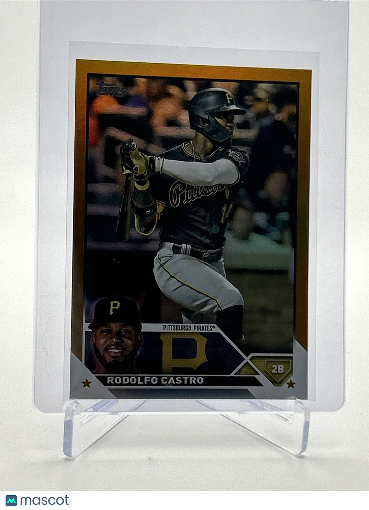 2023 Topps GOLD FOIL Rodolfo Castro Baseball Card #484 FREE SHIPPING