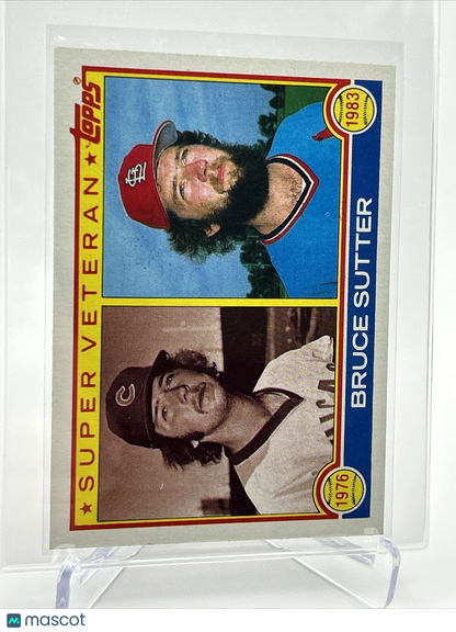 1983 Topps Bruce Sutter Super Veteran Baseball Card #151 NM-Mint FREE SHIPPING