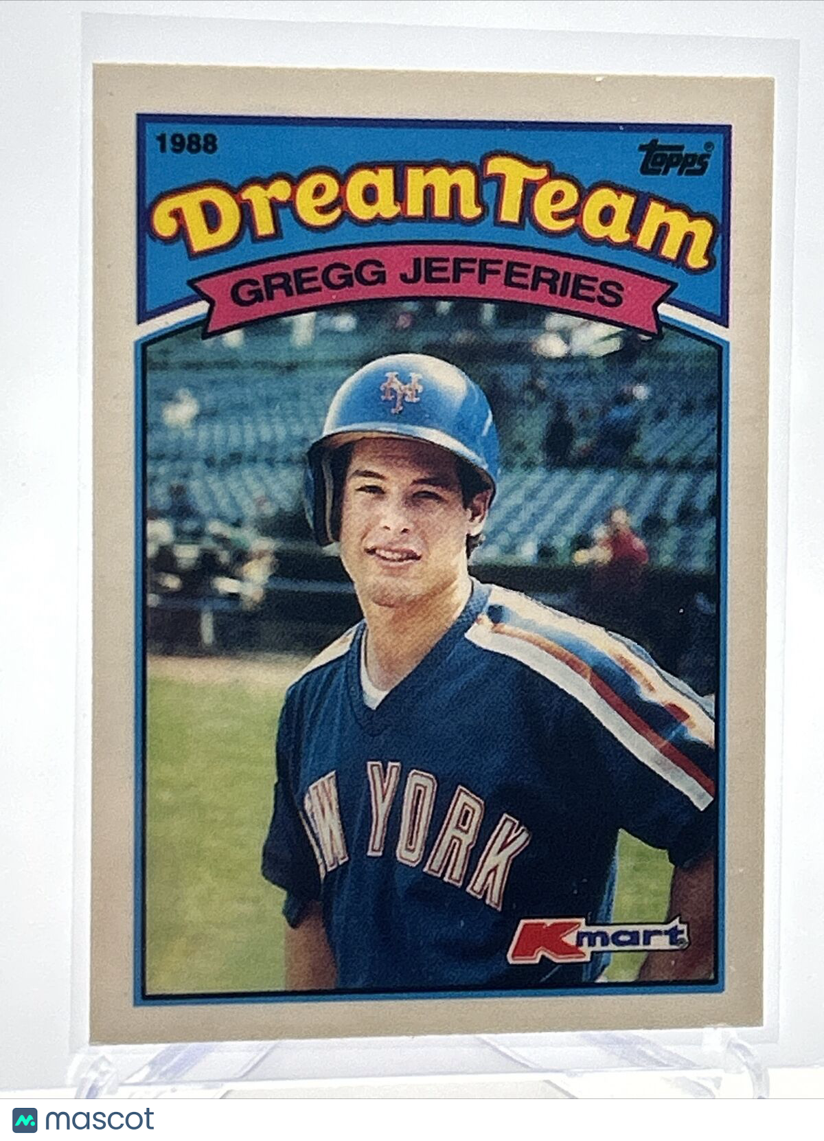 1989 Topps Kmart Dream Team Gregg Jefferies Rookie Card #11 Mint FREE SHIPPING