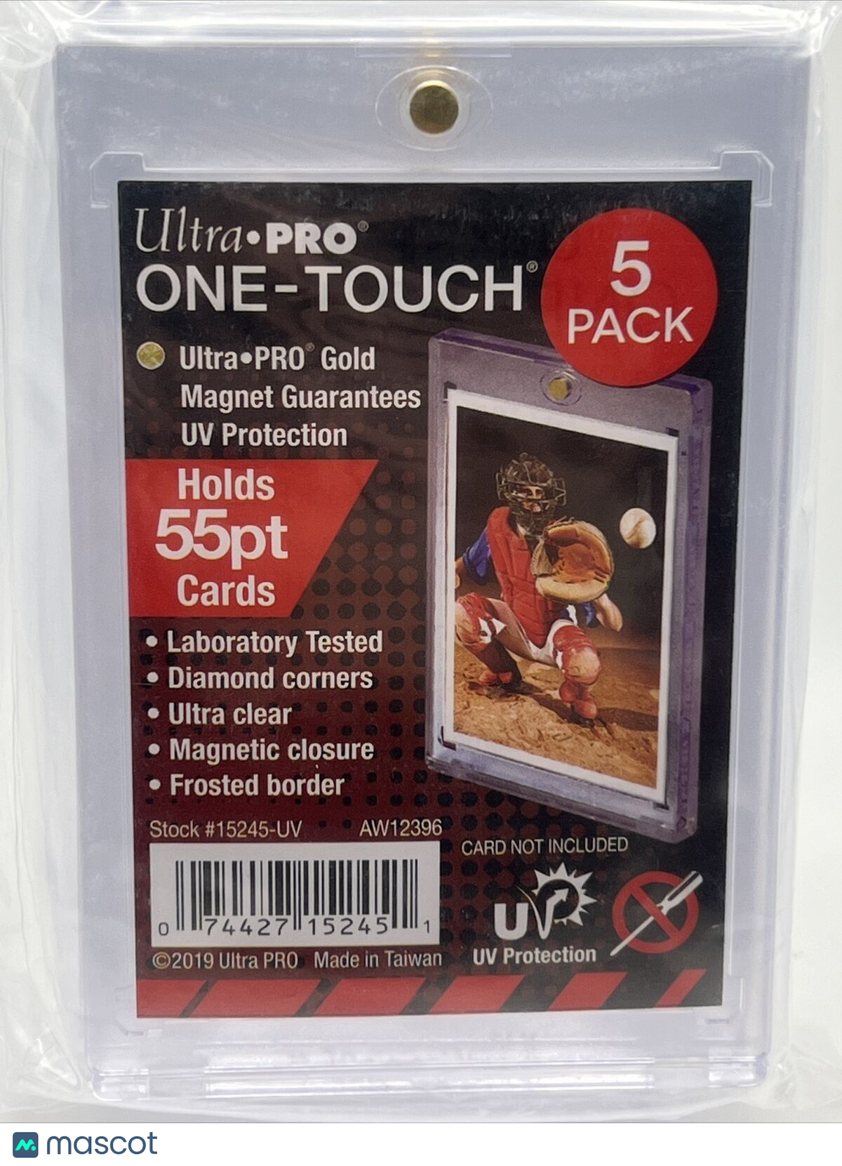 Ultra Pro One-Touch 55pt Point Magnetic Card Holder - 5 PACK