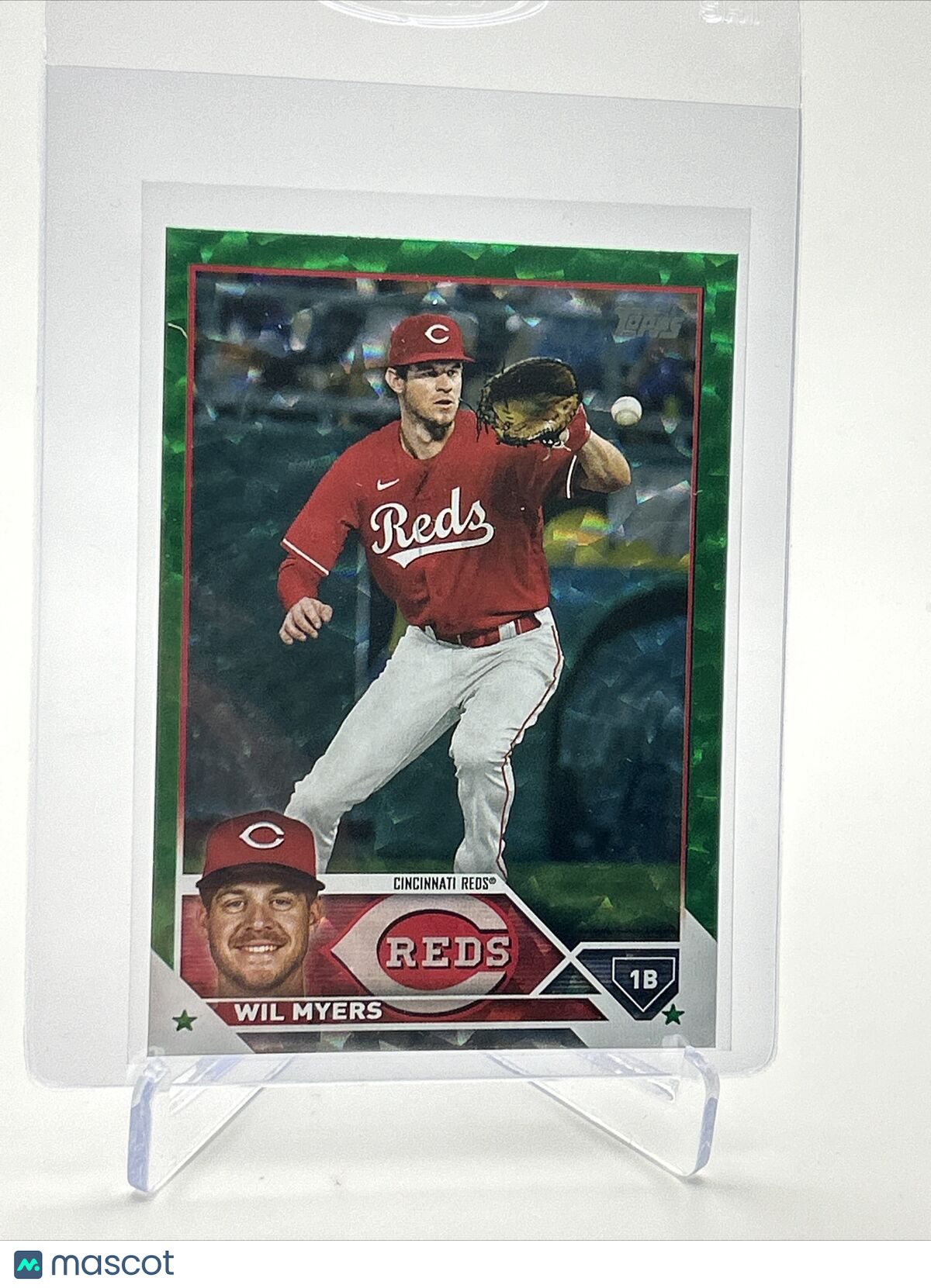 2023 Topps Green Foil Wil Myers Baseball Card #506 326/499 FREE SHIPPING