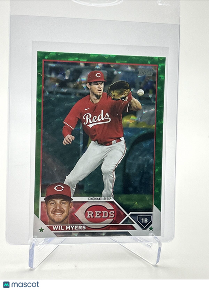 2023 Topps Green Foil Wil Myers Baseball Card #506 326/499 FREE SHIPPING