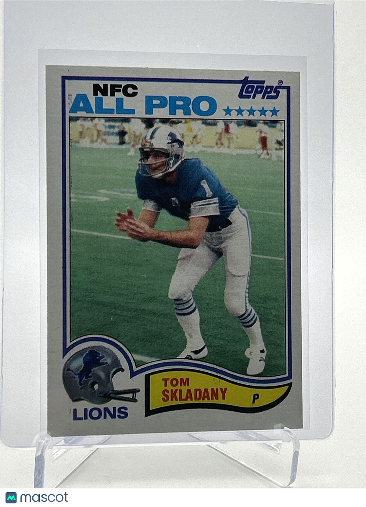 1982 Topps Tom Skladany Football Card #351 NM-MT FREE SHIPPING