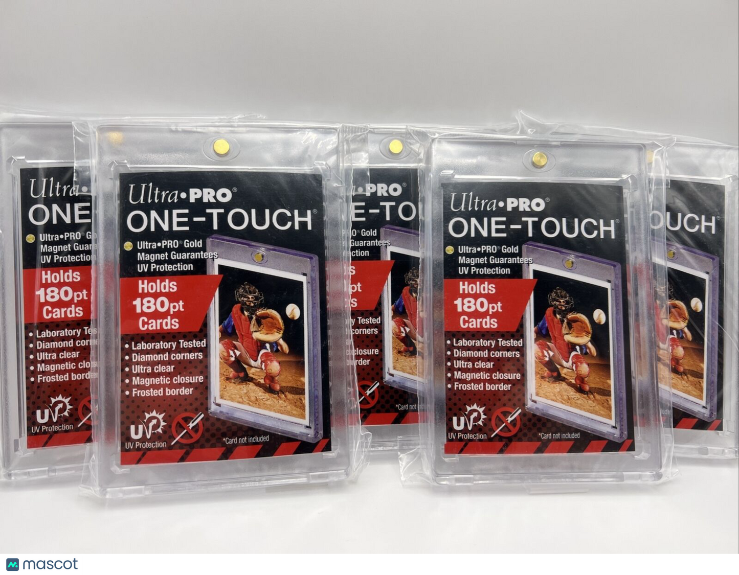Ultra Pro One-Touch Thick Card 180pt Point Magnetic Card Holder, LOT of 5