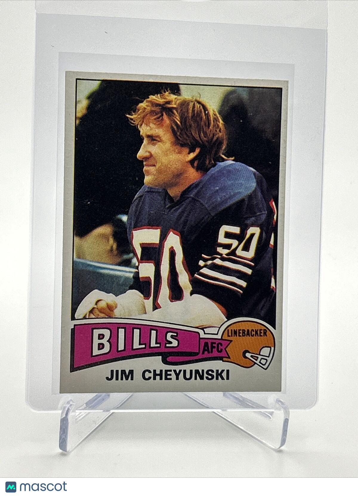 1975 Topps Jim Cheyunski Football Card #414 NM Quality FREE SHIPPING