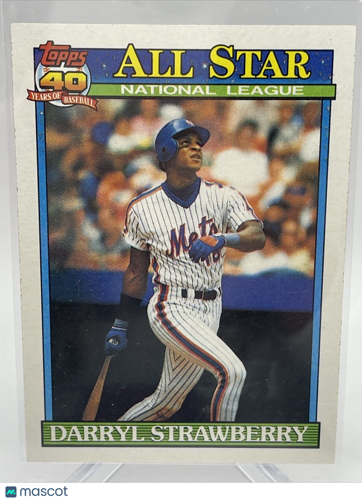 1991 Topps Darryl Strawberry Baseball Card #402 Nm-Mint FREE SHIPPING