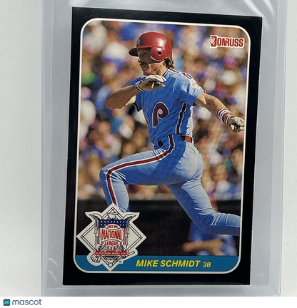 1987 Donruss All-Stars Mike Schmidt Baseball Card #17 NM-MT FREE SHIPPING