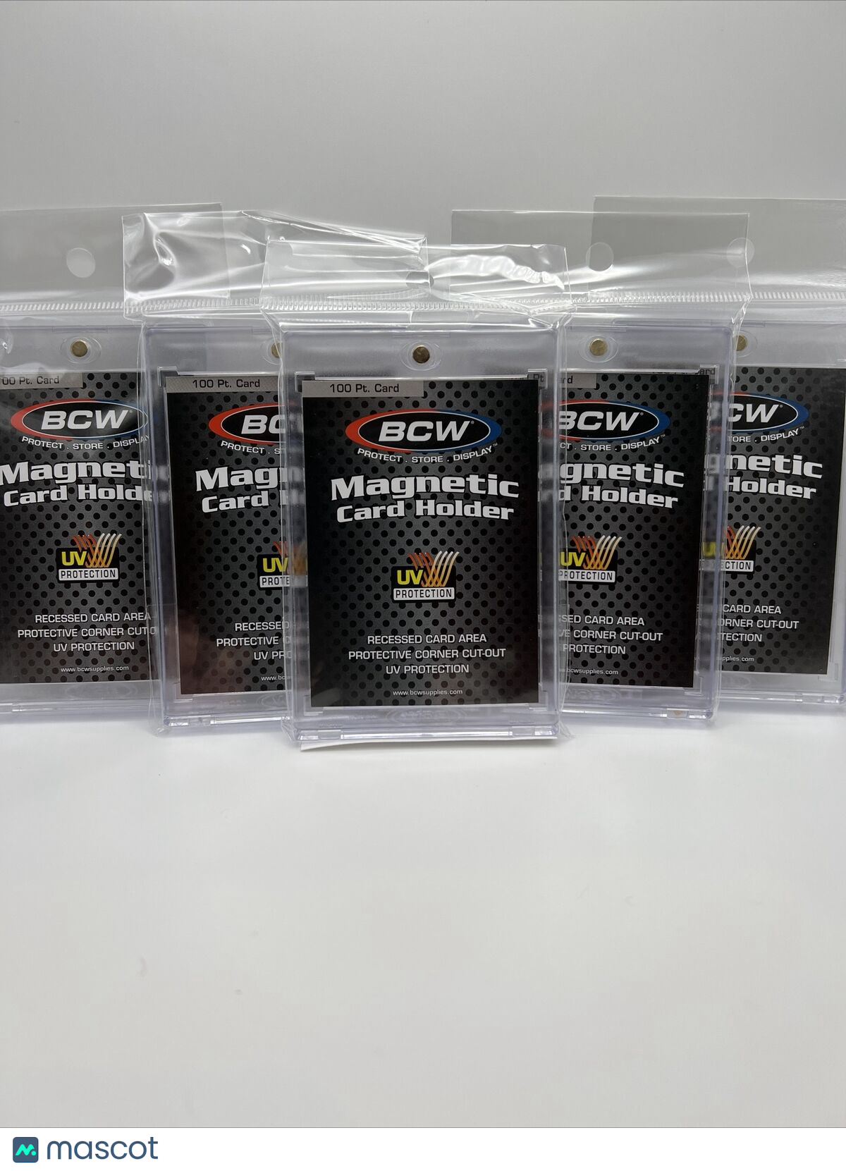 BCW Magnetic Card Holder 100pt Point with UV Protection - Lot of 5 holders