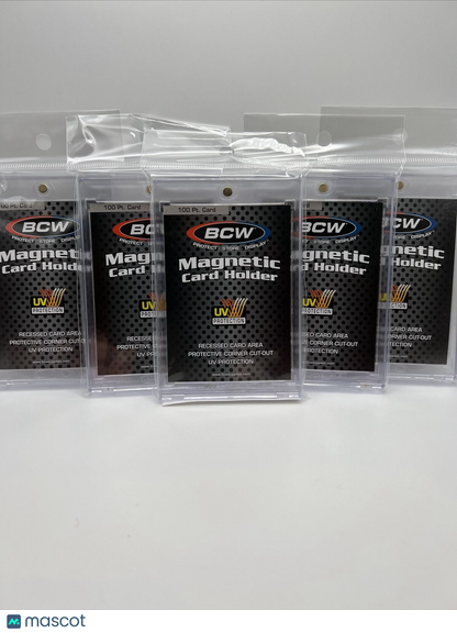 BCW Magnetic Card Holder 100pt Point with UV Protection - Lot of 5 holders