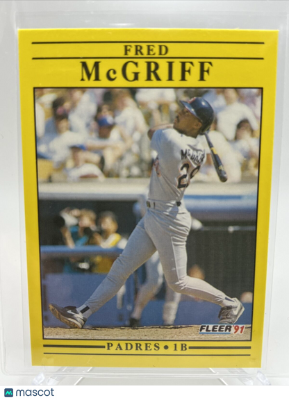 1991 Fleer Update Fred McGriff Baseball Card #U-125 Mint FREE SHIPPING