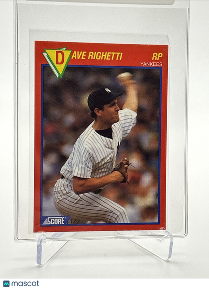 1989 Score Hottest 100 Dave Righetti Baseball Card #37 Mint FREE SHIPPING