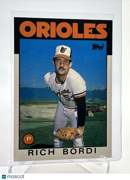 1986 Topps Traded Rich Bordi Baseball Card #14T NM-MT FREE SHIPPING