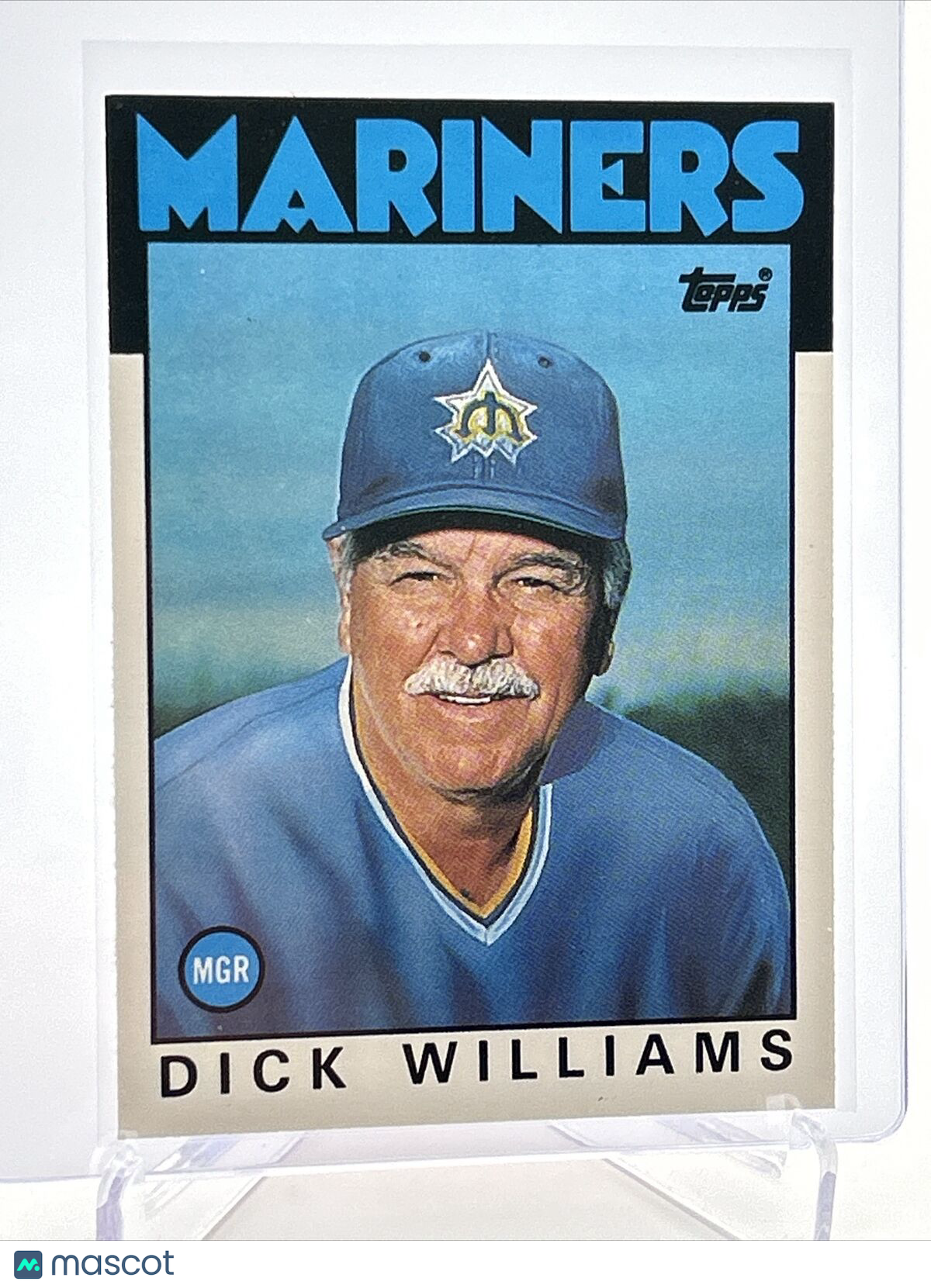 1986 Topps Traded Dick Williams Baseball Card #124T NM-MT FREE SHIPPING