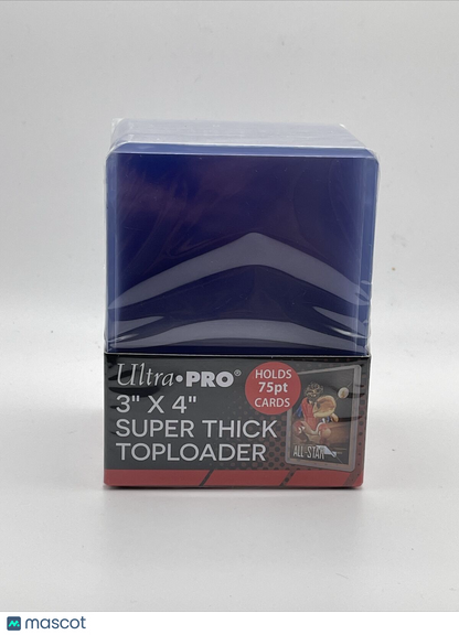 Ultra Pro 3X4 Super Thick 75pt Toploaders 1 Pack of 25 for up to 75pt Cards