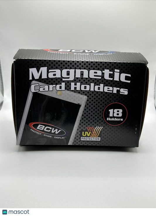 BCW Magnetic Card Holder 75pt Point with UV Protection, Box of 18 holders