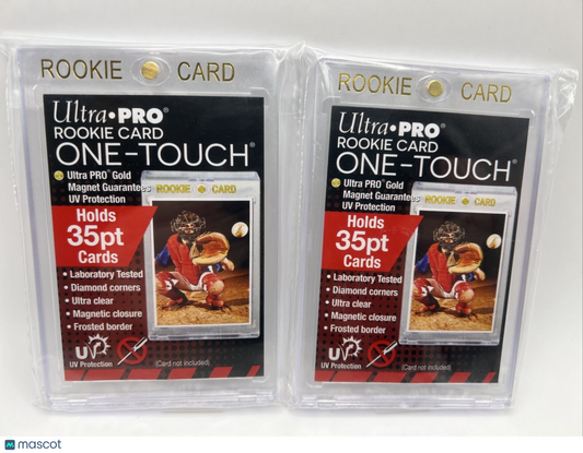 Ultra Pro One-Touch Magnetic Card Holder 35pt Point ROOKIE CARD - Lot of 2