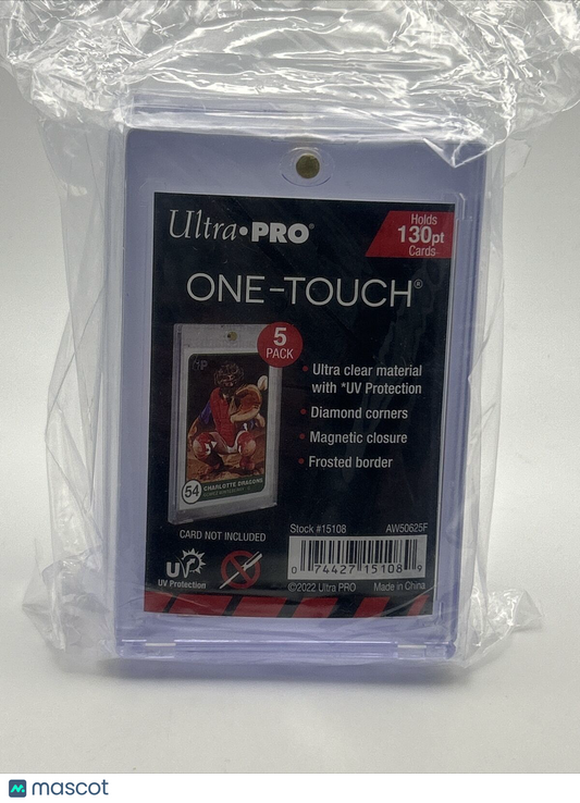 Ultra Pro One-Touch Thick Card 130pt Point Magnetic Card Holder - 5 PACK