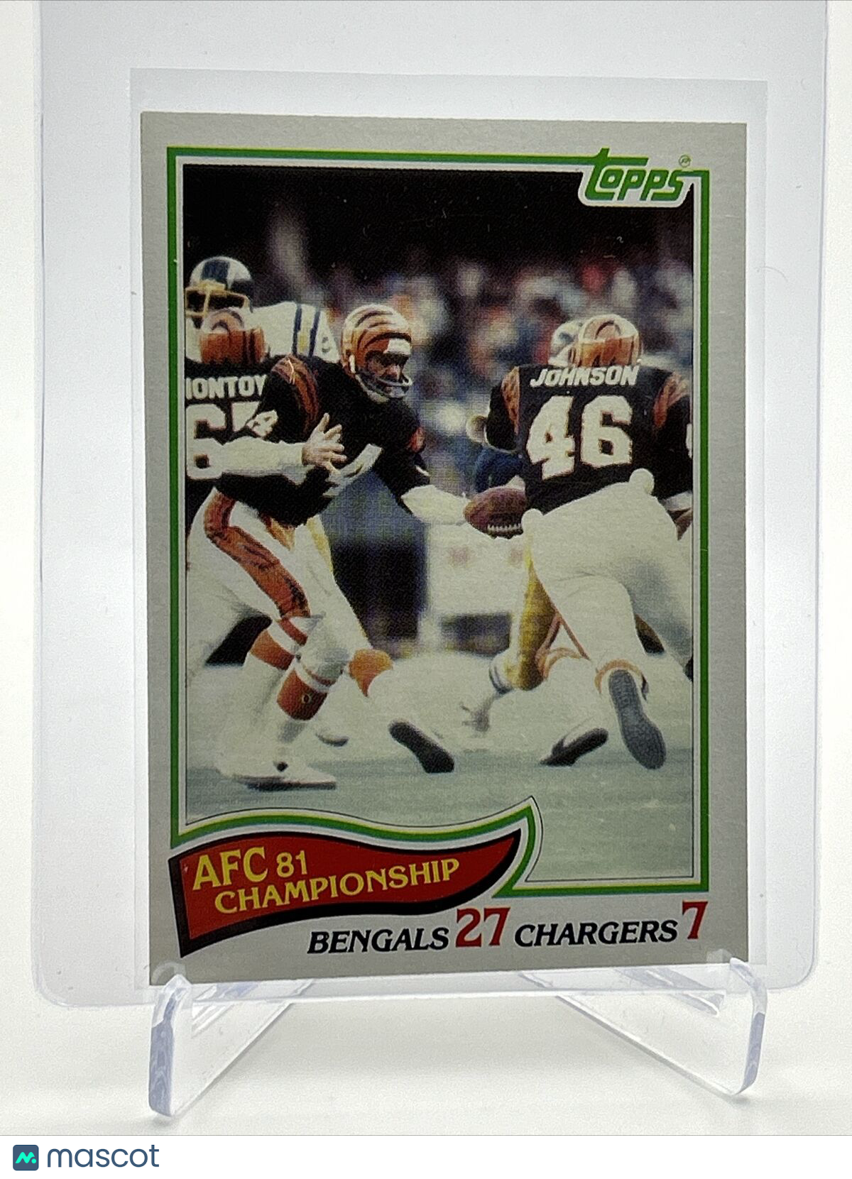 1982 Topps 1981 AFC Championship Football Card #7 NM-MT FREE SHIPPING