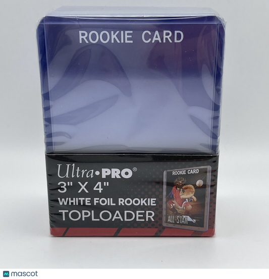 Ultra Pro 3X4 WHITE Rookie 35pt Toploaders 1 Pack of 25 for Standard Sized Cards