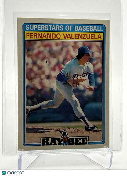 1987 Topps Kay-bee Fernando Valenzuela Baseball Card #32 Mint FREE SHIPPING