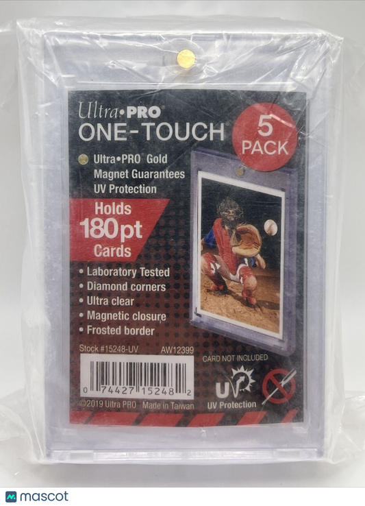 Ultra Pro One-Touch Thick Card 180pt Point Magnetic Card Holder - 5 PACK