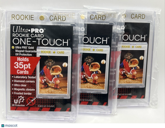 Ultra Pro One-Touch Magnetic Card Holder 35pt Point ROOKIE CARD - Lot of 3