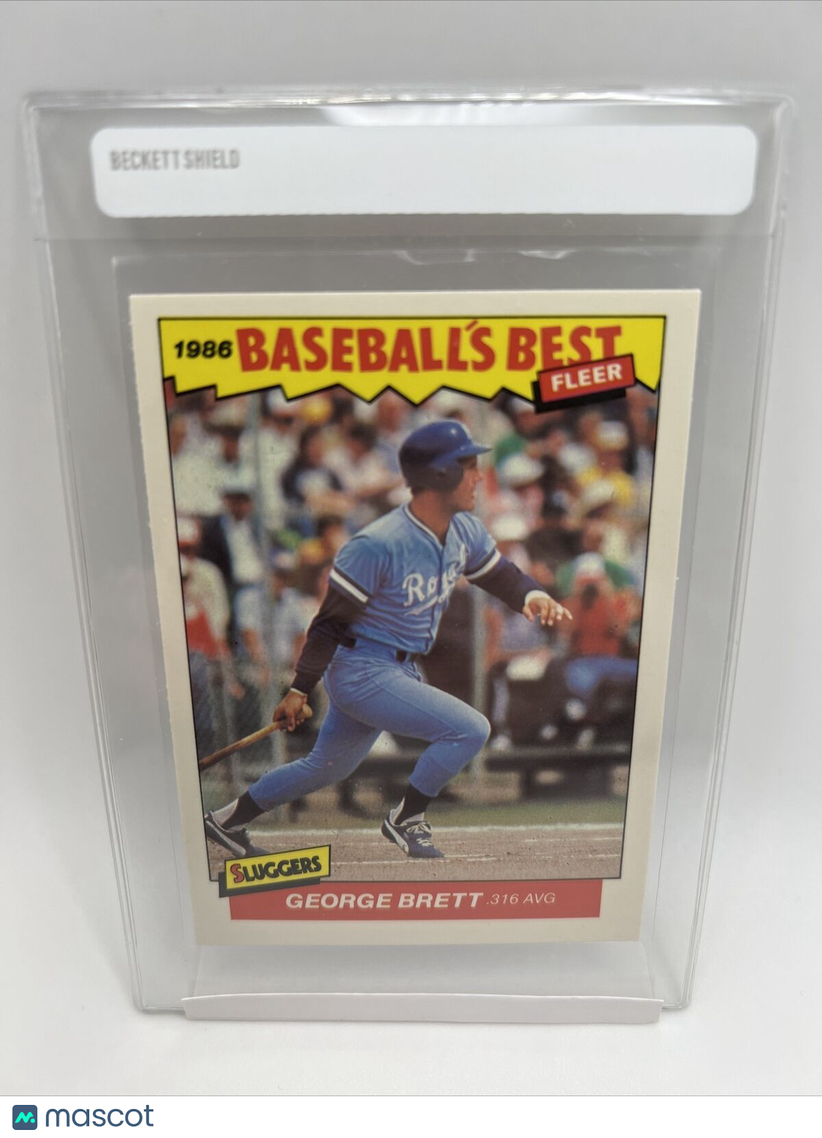 1986 Fleer Baseball's Best George Brett Baseball Card #3 NM-MT FREE SHIPPING