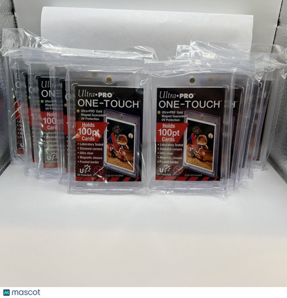 Ultra Pro One-Touch Thick Card 100pt Point Magnetic Card Holder - LOT of 10