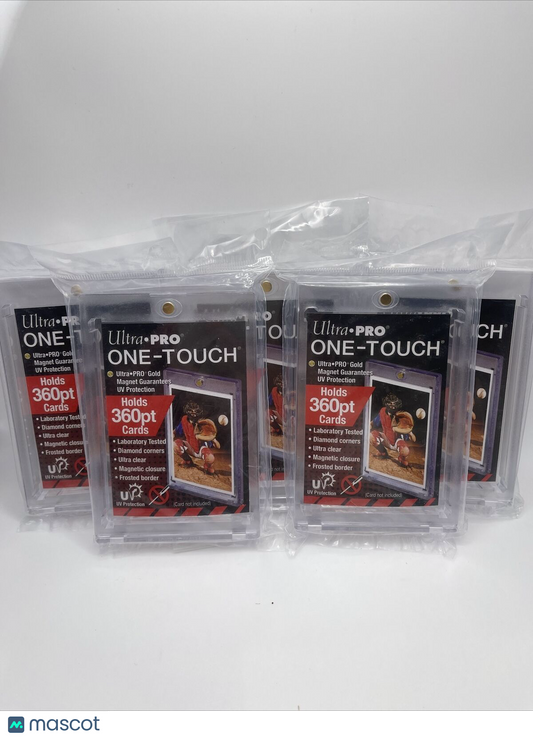 Ultra Pro One-Touch Thick Card 360pt Point Magnetic Card Holder, lot of 5 total