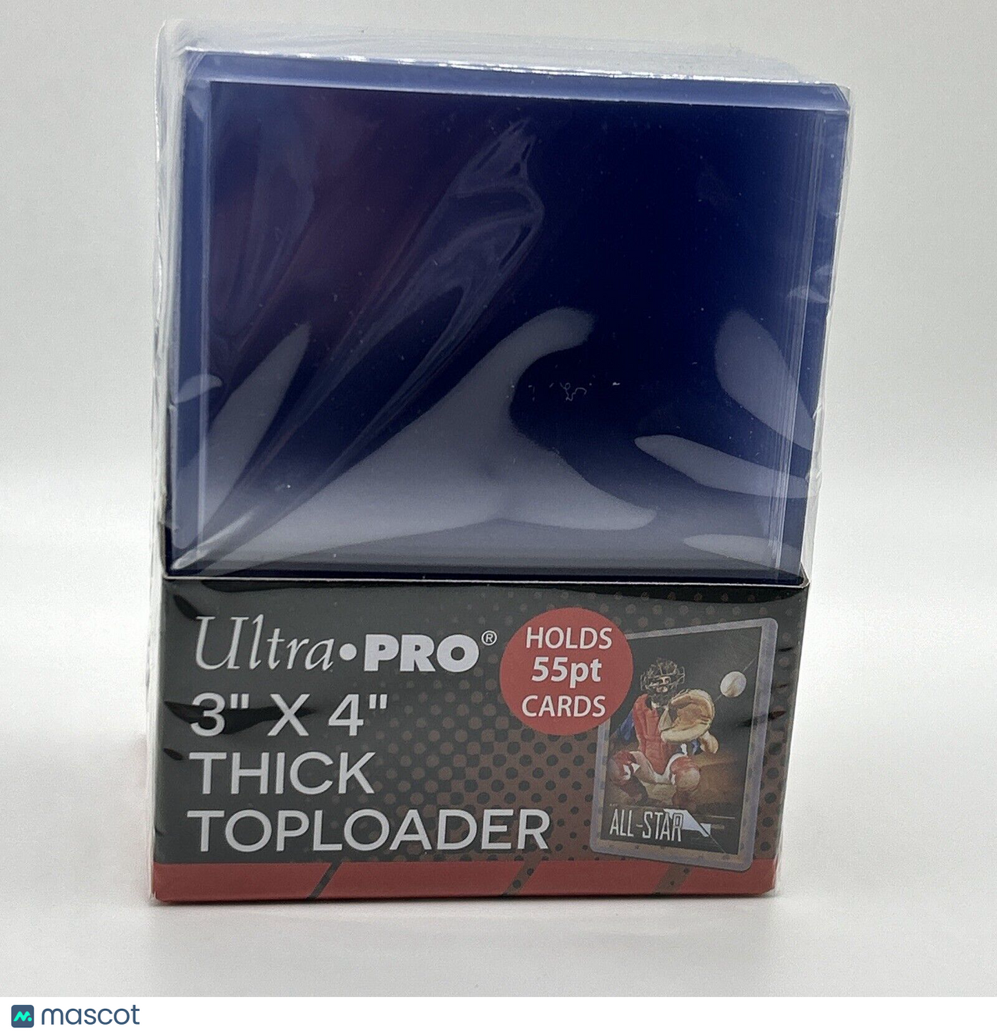 Ultra Pro 3X4 Thick 55pt Toploaders 1 Pack of 25 for up to 55pt Cards