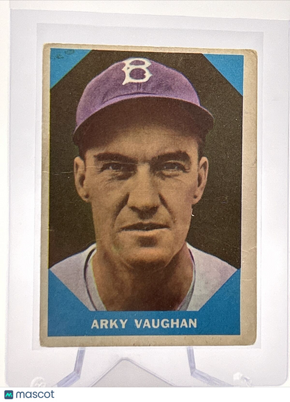 1960 Fleer Baseball Greats Arky Vaughan Card #11 VG Quality FREE SHIPPING